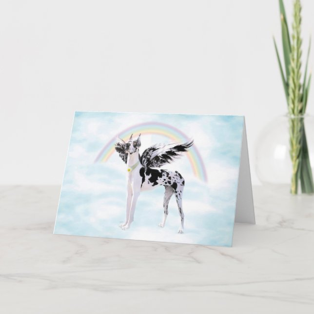 Carte Great Dane Angel Harle (Devant)