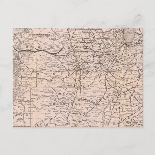 Carte Great Western Railway of Canada (Devant)