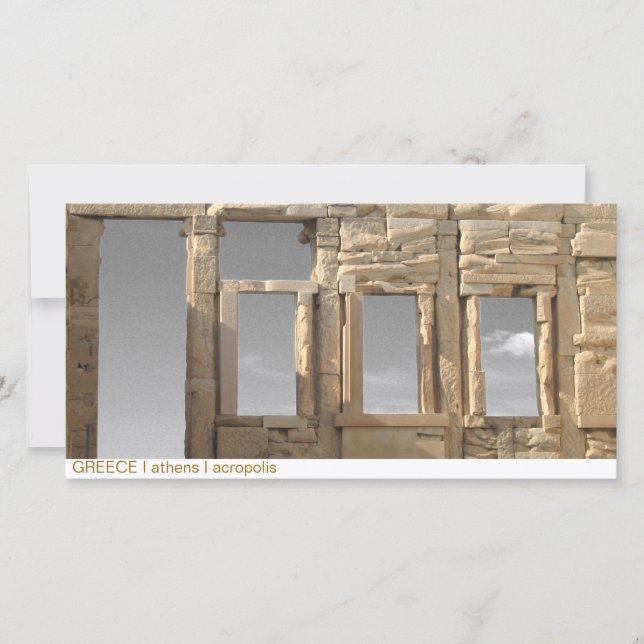 Carte GRÈCE I Athènes I acropole (Devant)