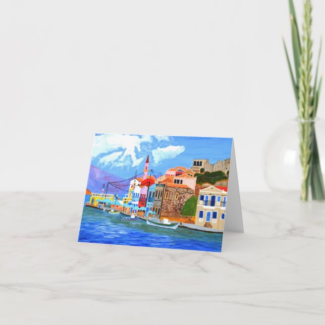 Carte Grèce magnifique  (Devant)