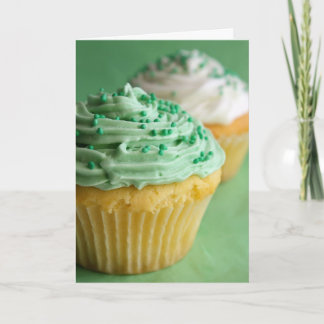 Carte Green cupcake !