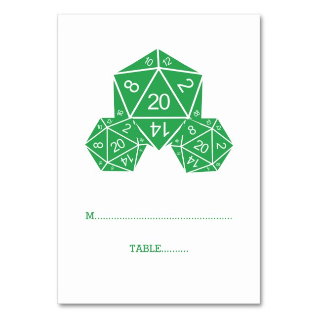 Carte Green D20 (Par défaut)
