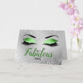 Carte Green Fabulous Parties scintillant Eyes Standard A