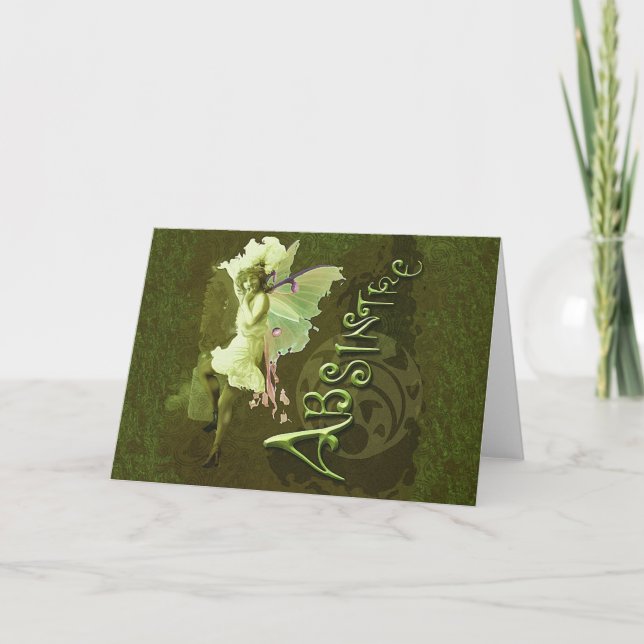 Carte Green Fairy Splashy Collage III (Devant)