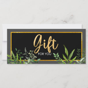 Carte Green Gold Salon Boutique de cadeaux d'affaires ce