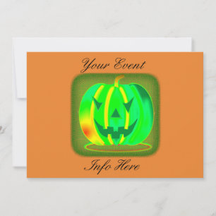 Carte Green Jack olantern Halloween Thunder_Cove