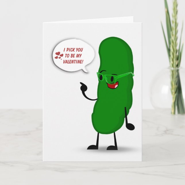 Carte Green Pickle Valentine (Devant)