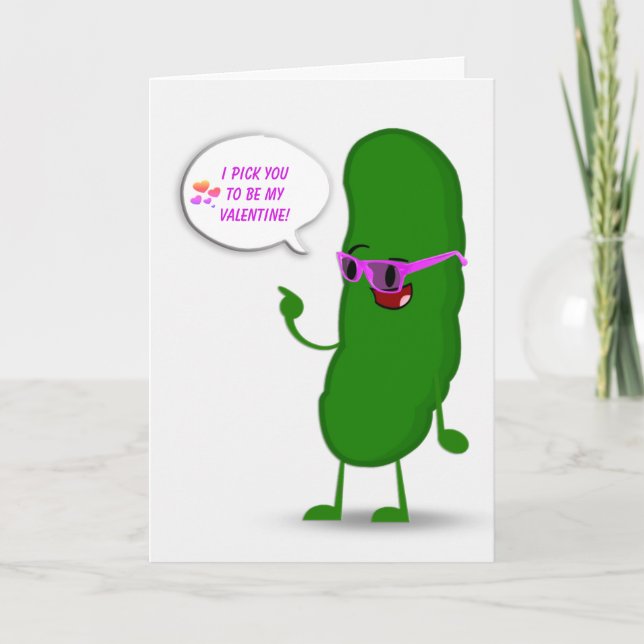 Carte Green Pickle Valentine (Devant)