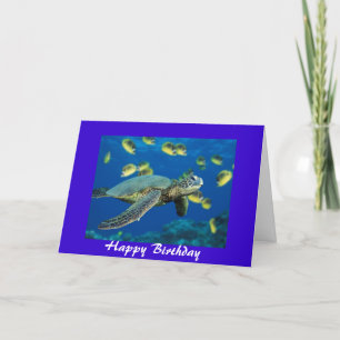 Carte Green Sea Turtle, Happy Birthday