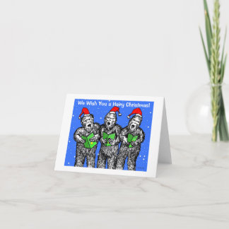Carte Green Weenii "Nous vous souhaitons un Noël p