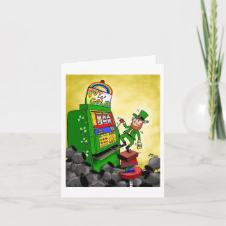 Carte Green Weenii "The Luck of the Irish" Note Card