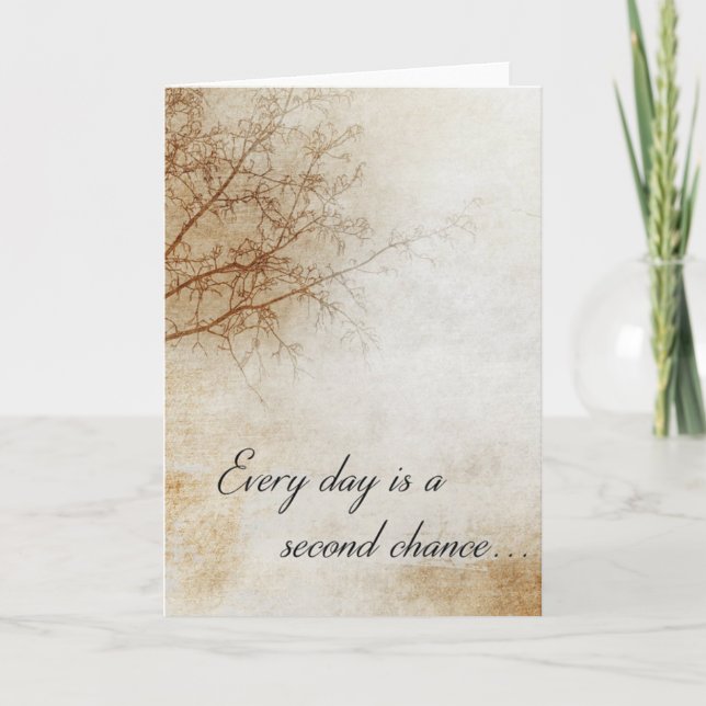 Carte Greeting card/Just Because (Devant)