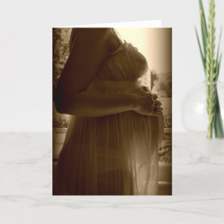 Carte Greeting card pregnancy