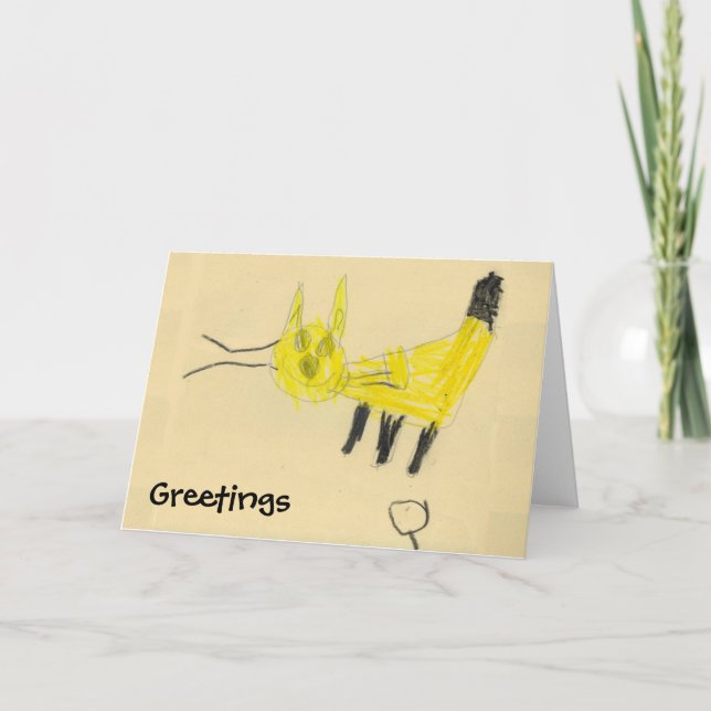 Carte Greeting from Q-KAT (Devant)