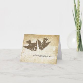 Carte Greeting Love Birds
