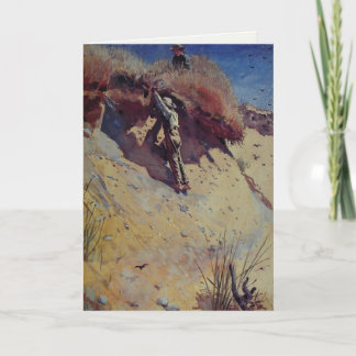 Carte Greetingcard avec la peinture de Winslow Homer