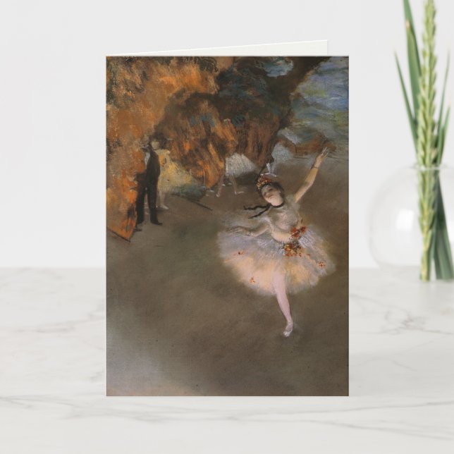 Carte Greetingcard with Edgar Degas Painting (Devant)