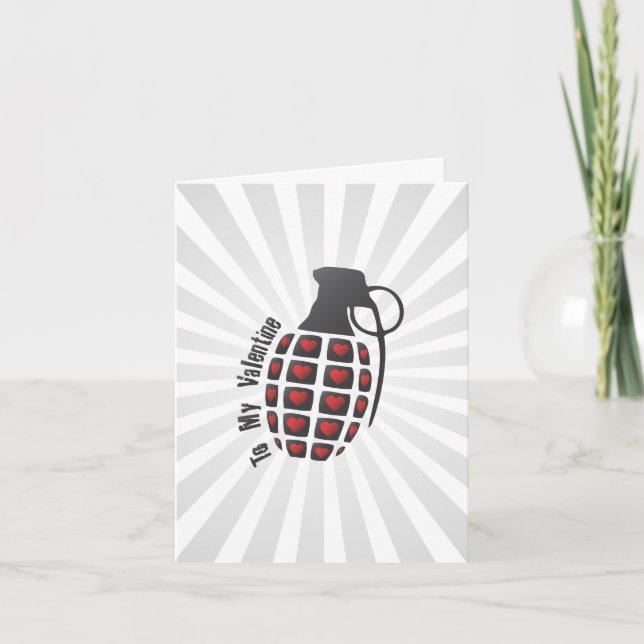 Carte Grenade d'amour (Devant)