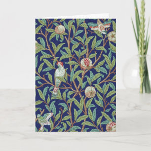 Carte Grenade et Petit Oiseau, William Morris