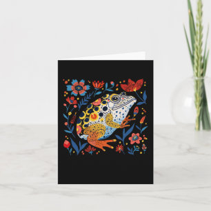 Carte Grenouille Illustrée Whimsical Avec Bac Floral Vib