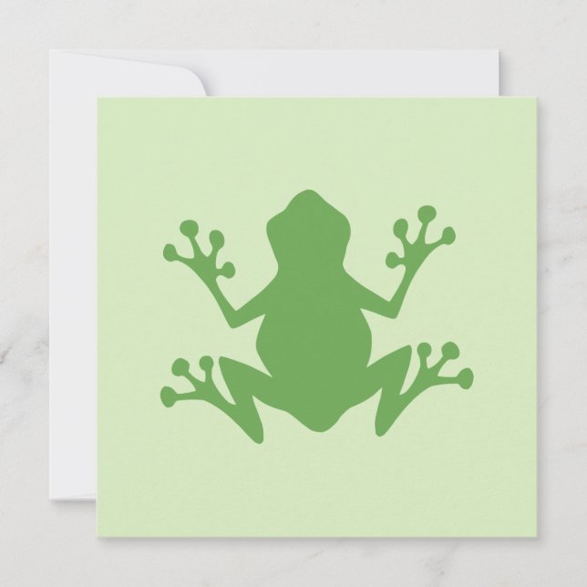Carte Grenouille verte (Devant)