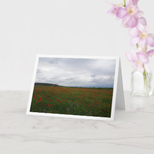 Carte Grey Skies over Poppy