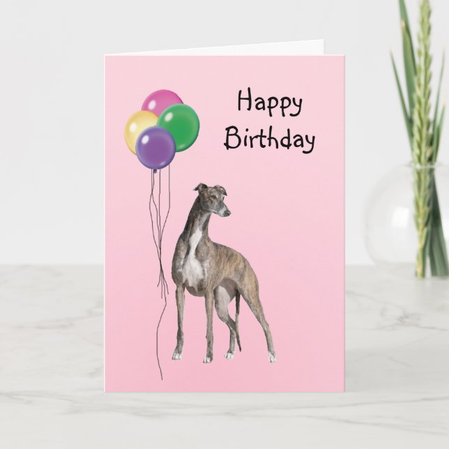 Carte Greyhound, Ballons d'anniversaire (Devant)