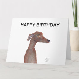 CARTE GREYHOUND HEUREUX ANNIVERSAIRE