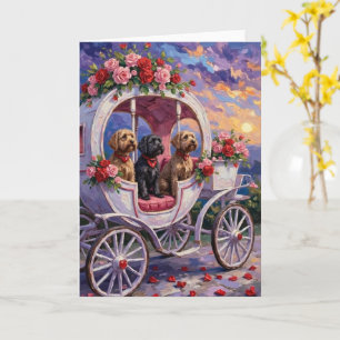 Carte Griffon à poil dur pour la Saint-Valentin