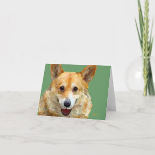 Carte Grilles "Jazz" Welsh Corgi Pour Fido