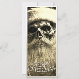 Carte Grim Christmas - Skeleton Père Noël 65609