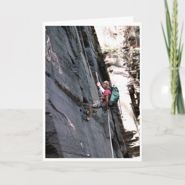 Carte Grimpeur des rochers - Confiance (Devant)