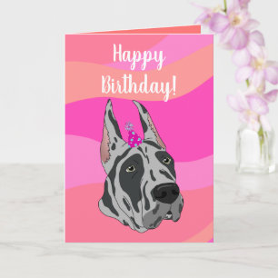 Carte Gris Grand Danse Anniversaire