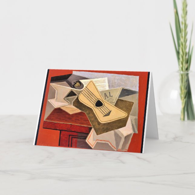 Carte Gris - Guitare et journal (Devant)