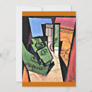 Carte Gris - Petit-déjeuner, célèbre peinture,