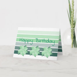 Carte Gris turquoise et Gris blanc
