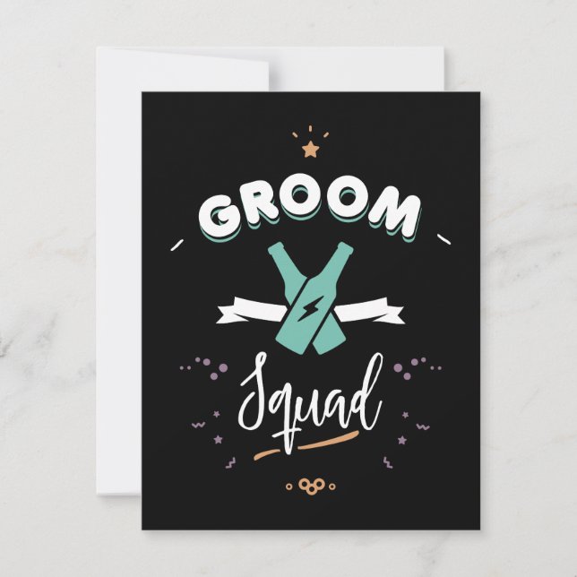 Carte Groom squad (Devant)