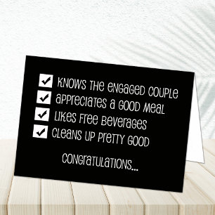 Carte Groomsmen amusante — Groomsman qualifié?