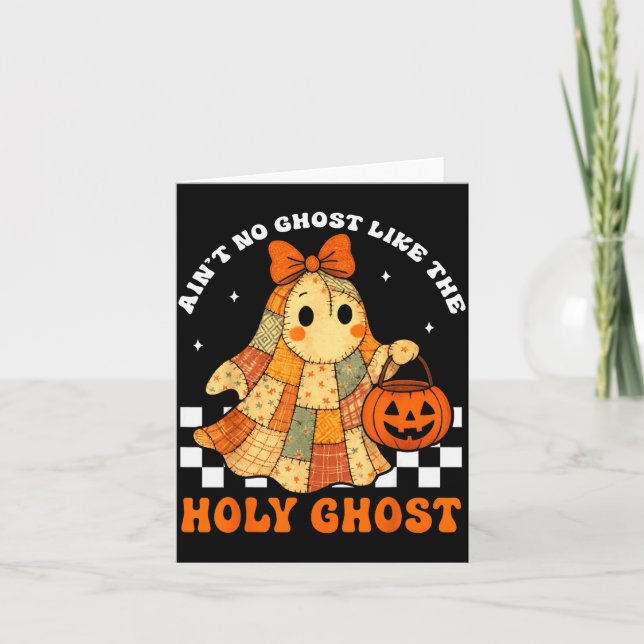 Carte Groovy Ain’t No Ghost Like The Holy Christian Hall (Devant)