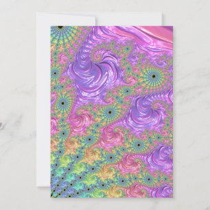 Carte Groovy Trippy Boho Tonale de Bijou Arc-en-Ciel Fra