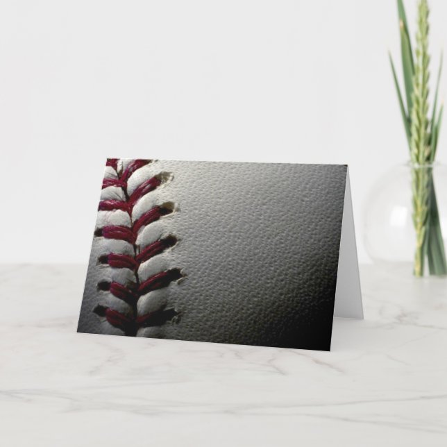 Carte Gros plan de base-ball (Devant)