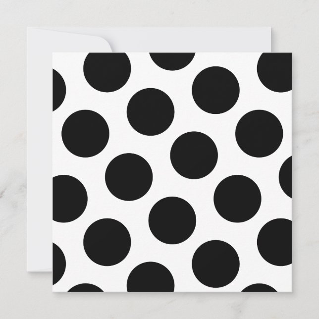 Carte Gros points noirs diagonaux (Devant)