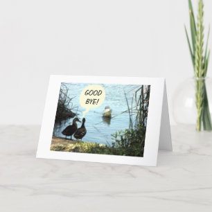 CARTE GROUP DIT CE QUI EST SI "BON" À PROPOS DE "BON BYE