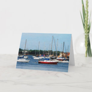 Carte Groupe de bateaux à voile Newport RI