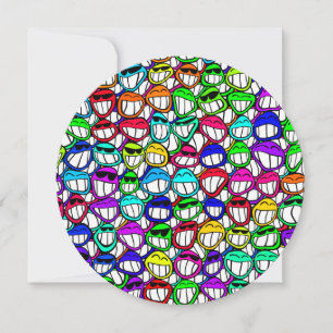CARTE GROUPE D'FACES COOL