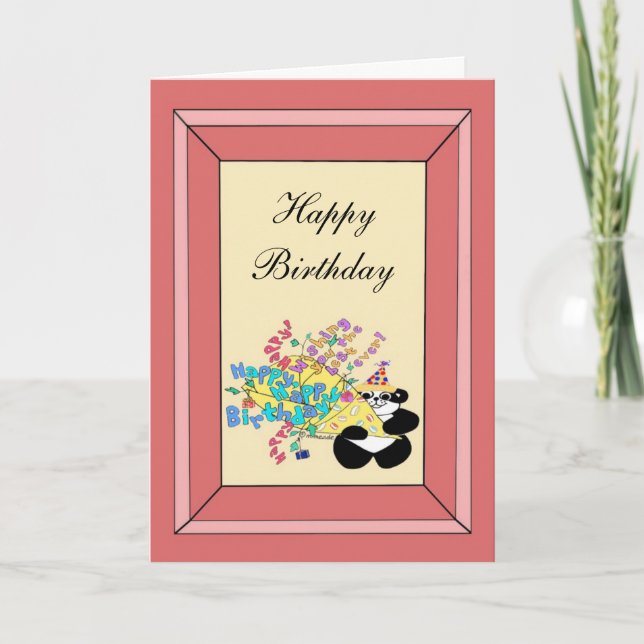 Carte Groupe entier de souhaits de joyeux anniversaire (Devant)