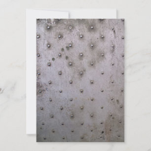 Carte Grunge tôle d'acier avec Rivets