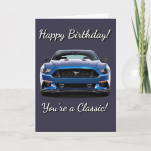 Carte GT Classic Muscle Car Vous êtes un Anniversaire cl