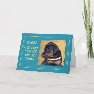 Carte Guérir et se tirer bien après la chirurgie Chien