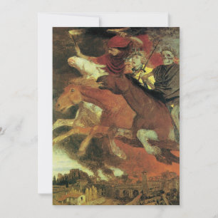 Carte Guerre par Arnold Bocklin, Symbolisme Vintage Art